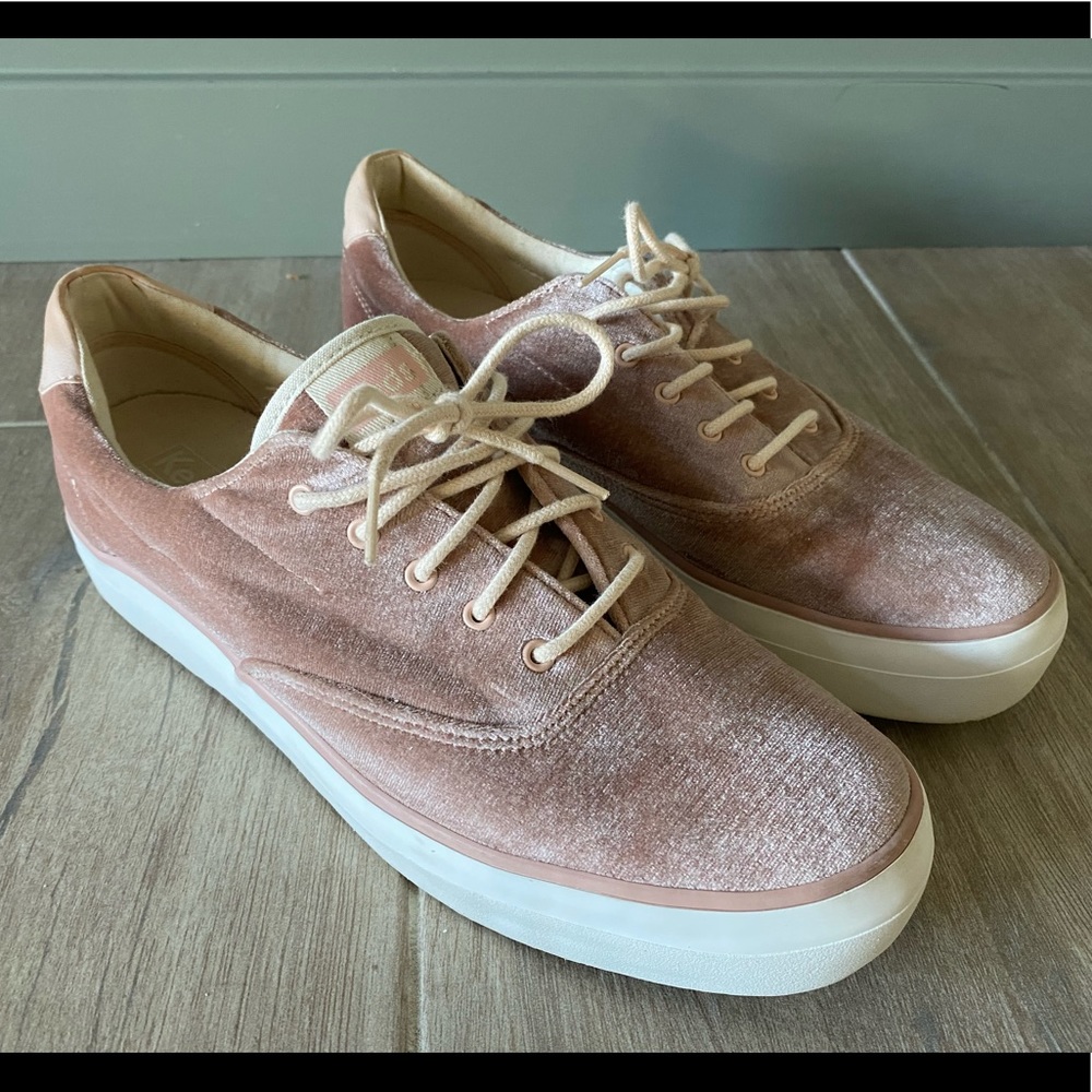 Pink Suede Keds Shoes